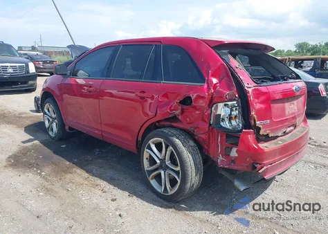 2011 Ford Edge Sport from USA, damaged, VIN 2FMDK4AKXBBA65454